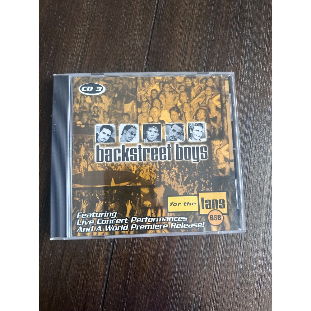 Backstreet Boys For The Fans CD 3 Live Concert Performances 2000 Burger King BSB